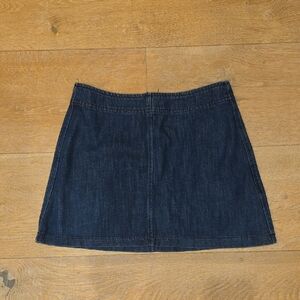 Zara Dark Blue Flare Mini Skirt Size S